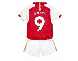 Arsenal Gabriel Jesus #9 Replika Babytøj Hjemmebanesæt Børn 2023-24 Kortærmet (+ Korte bukser)